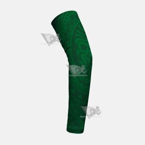 Oceanic Warrior Green Kids Arm Sleeve