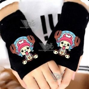 One Piece Anime Gloves Chopper Black