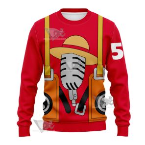 One Piece Film Red 2022 Movie Mintia Monkey D Luffy Sweatshirt