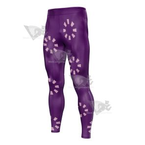 One Piece Franky Purple Mens Compression Legging