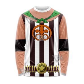 One Piece Jesus Burgess Cosplay Long Sleeve Shirt