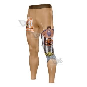 One Piece Jesus Burgess Mens Compression Legging