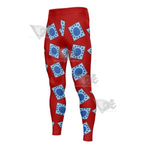 One Piece Monkey D Luffy Mens Compression Legging