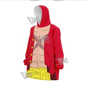 One Piece Monkey D Luffy Snug Blanket Hoodie