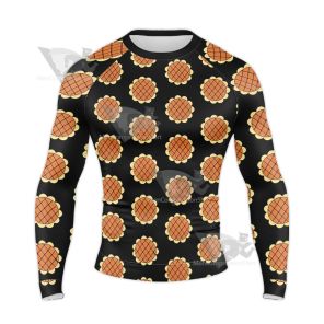 One Piece Monkey D Luffy Sunshine Island Long Sleeve Compression Shirt