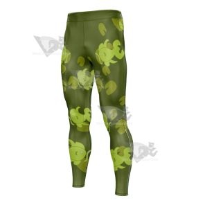 One Piece Roronoa Zoro Green Mens Compression Legging