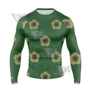 One Piece Roronoa Zoro Pirate Hunter Long Sleeve Compression Shirt