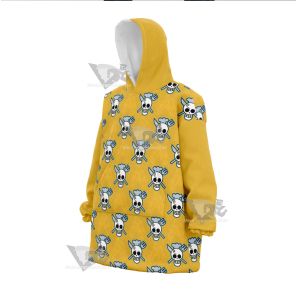 One Piece Sanji Skull Flag Snug Oversized Blanket Hoodie