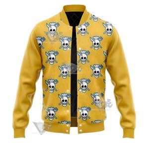 One Piece Sanji Skull Flag Varsity Jacket