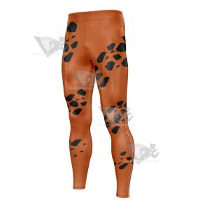 One Piece Trafalgar Law Orange Mens Compression Legging