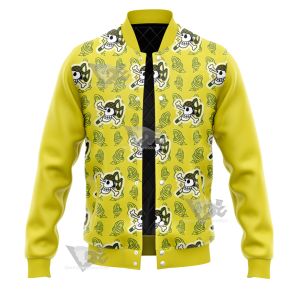 One Piece Usopp Skull Flag Varsity Jacket