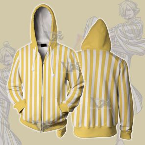 One Piece Vinsmoke Sanji Cosplay Zip Up Hoodie