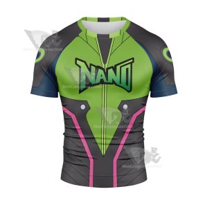 Overwatch 2 D Va Nano Rash Guard Compression Shirt