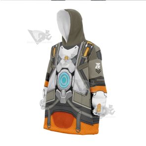 Overwatch 2 Tracer Snug Oversized Blanket Hoodie