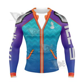 Overwatch D Va Edm Long Sleeve Compression Shirt