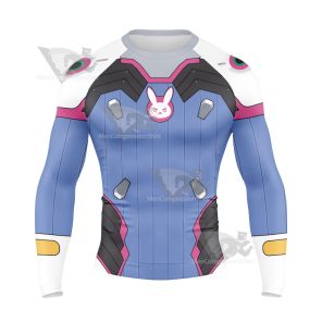 Overwatch D Va Long Sleeve Compression Shirt