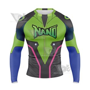 Overwatch D Va Nano Long Sleeve Compression Shirt