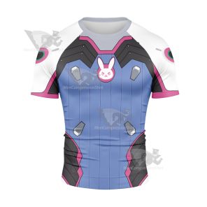 Overwatch D Va Rash Guard Compression Shirt