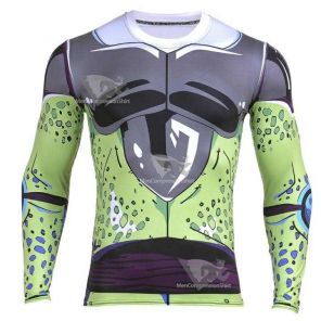 Perfect Cell Dragon Ball Z Long Sleeve Compression Rash Guard