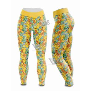 Pikachu And Friends Women Compression Leggings