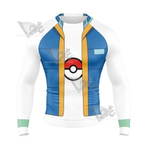 Pm Ash Ketchum M20 Long Sleeve Compression Shirt