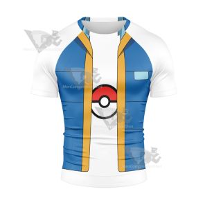 Pm Ash Ketchum M20 Rash Guard Compression Shirt