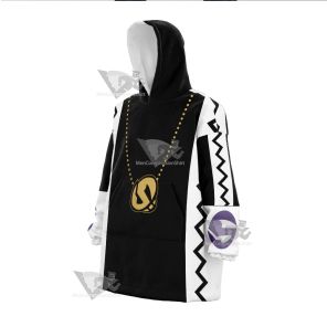 Pm Sun And Moon Team Skull Guzma Snug Oversized Blanket Hoodie