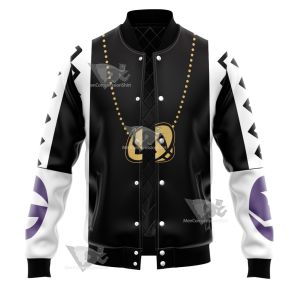 Pm Sun And Moon Team Skull Guzma Varsity Jacket