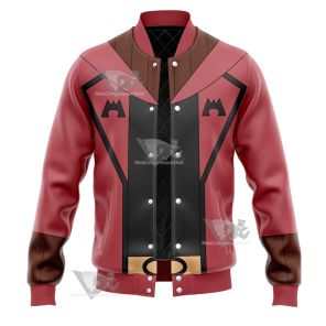 Pocket Monster Maxie Magma Leader Varsity Jacket