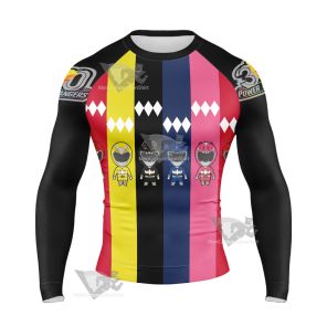 Power Rangers 30 Anniversary Long Sleeve Compression Shirt