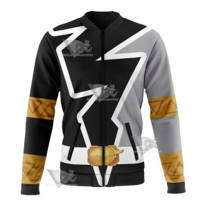 Power Rangers Dino Fury Black Ranger Bomber Jacket