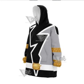 Power Rangers Dino Fury Black Ranger Snug Blanket Hoodie