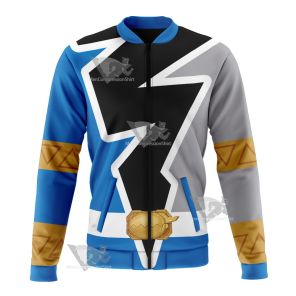 Power Rangers Dino Fury Blue Ranger Bomber Jacket