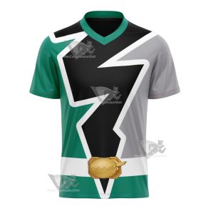 Power Rangers Dino Fury Green Ranger Football Jersey