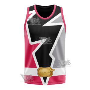 Power Rangers Dino Fury Pink Ranger Basketball Jersey