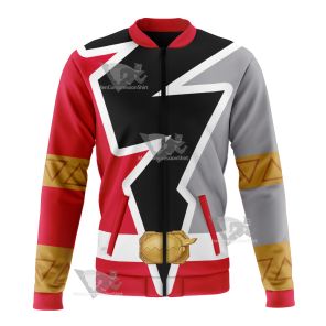 Power Rangers Dino Fury Red Ranger Bomber Jacket