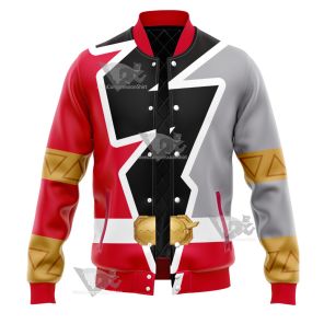 Power Rangers Dino Fury Red Ranger Varsity Jacket