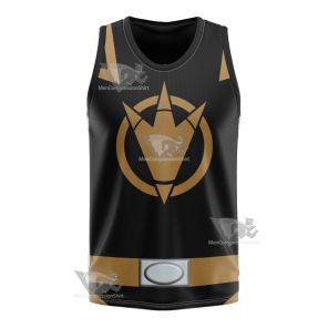 Power Rangers Dino Thunder Black Ranger Basketball Jersey