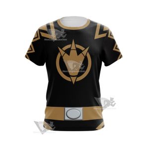 Power Rangers Dino Thunder Black Ranger Cosplay T-Shirt