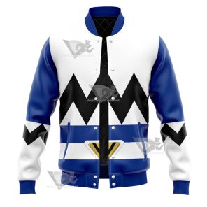 Power Rangers Lost Galaxy Episode Blue Varsity Jacket