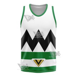 Power Rangers Lost Galaxy Episode Green Basketball Jersey