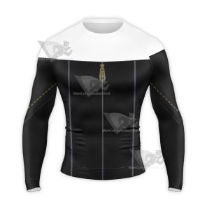 Ragna Crimson Crimson Black Long Sleeve Compression Shirt