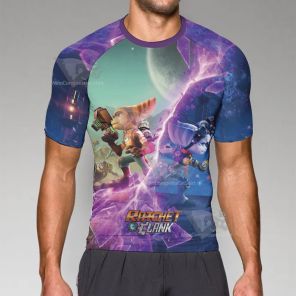 Ratchet Clank Universe Short Sleeve Compression Shirt