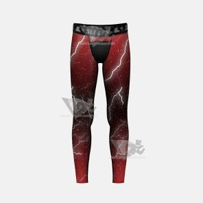 Red Lightning Kids Compression Tights Leggings