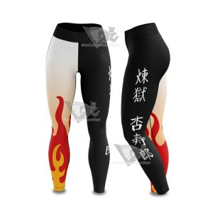 Rengoku Fashion Women Compression Leggings