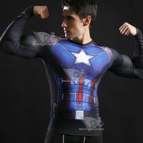 Rogers Long Sleeve Gym Compression Shirts