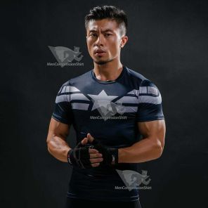 Rogers Short Sleeve Compression Shirts For Men