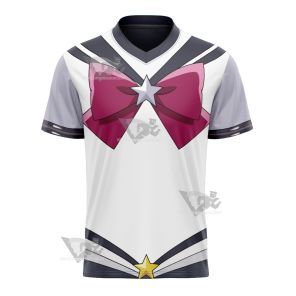 Sailor Moon Eternal 2 Meiou Setsuna Sailor Pluto Football Jersey