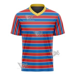 Sesame Street Ernie Line Cosplay Football Jersey