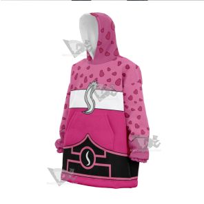 Shezow Pink Cosplay Snug Oversized Blanket Hoodie